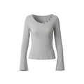 HeyHenry Polka Dot Slim Skinny Short Long Sleeve