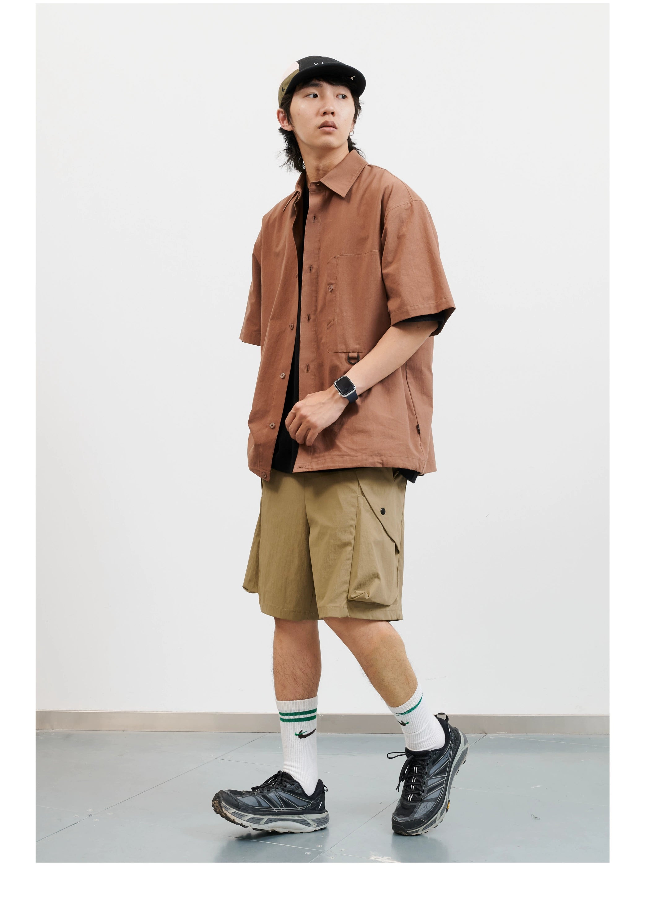 NUMBERSALT Japanese Loose Casual Shirt