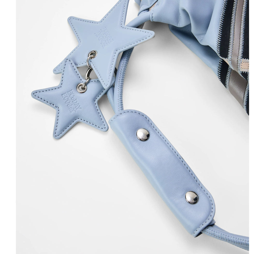 ECODAY Soft Pattern Flat Moon Premium Sense Underarm Shoulder Bag