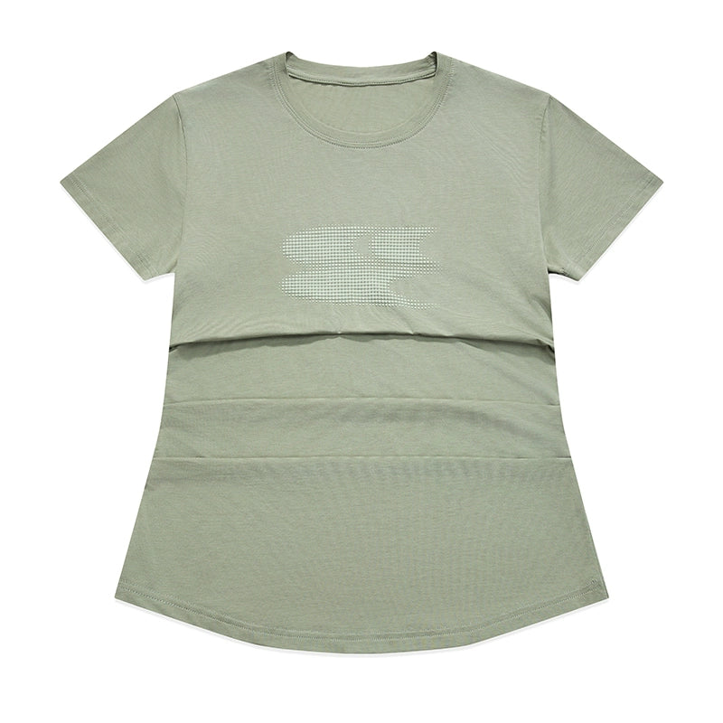 CryingCenter Gradual Change Classic Logo Round Neck Cool Tee