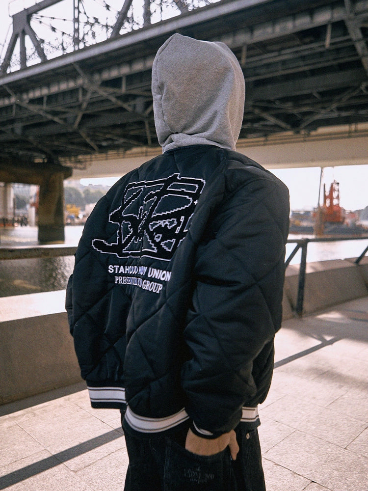 STA X RMD SR Hooded Padded Baseball Jacket