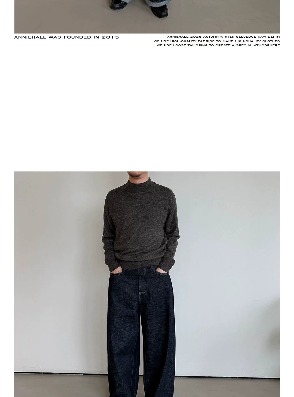 Anniehall Casual Wide Leg Jeans