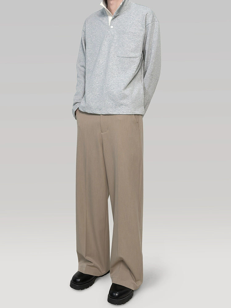 PLUS NO LOGO Button Pocket Sweater