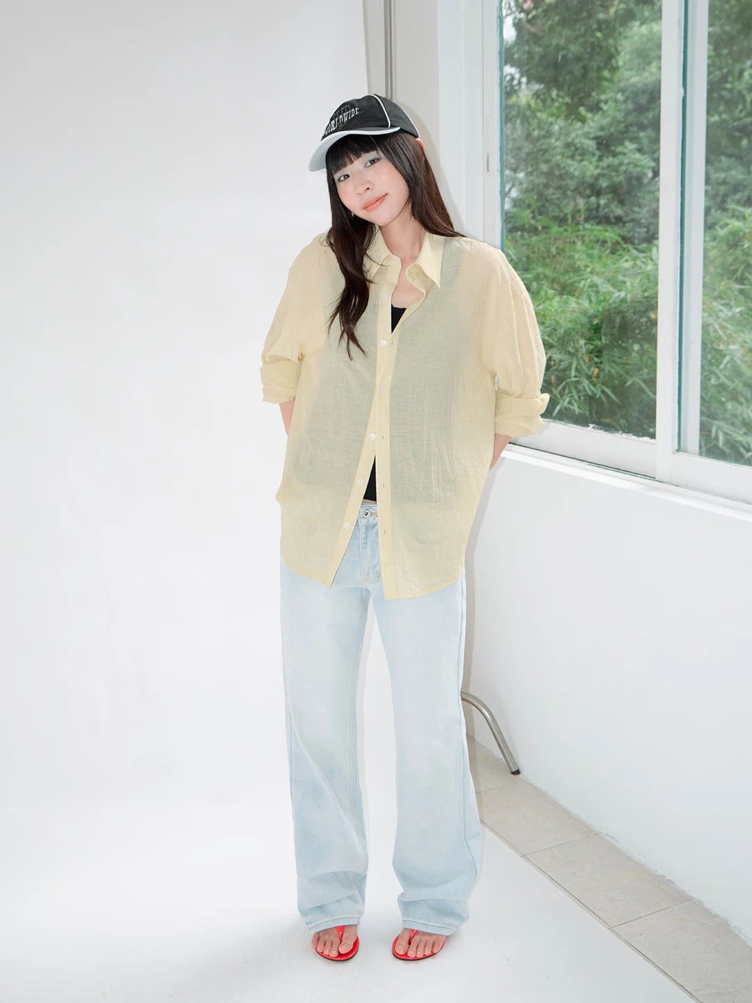 FUNKYFUN Light and Loose Sunscreen Blouse Jacket