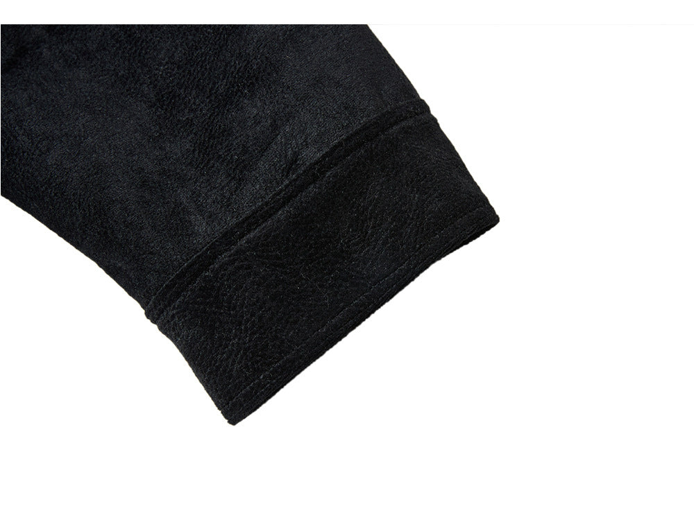 EME Retro Fleece Casual Lapel Jacket