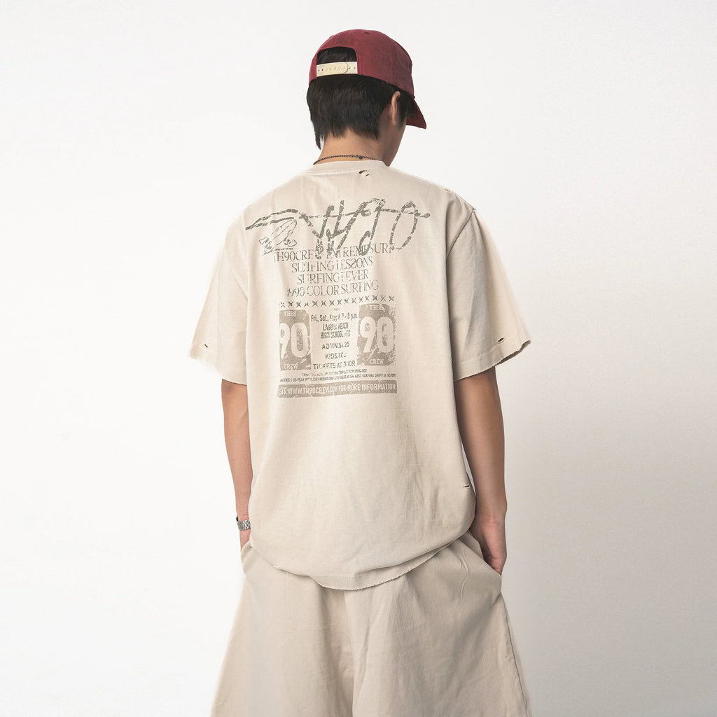TH90 Simple Casual Versatile Tee