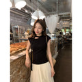 Pusumede Streamer Hollow Temperament Tee