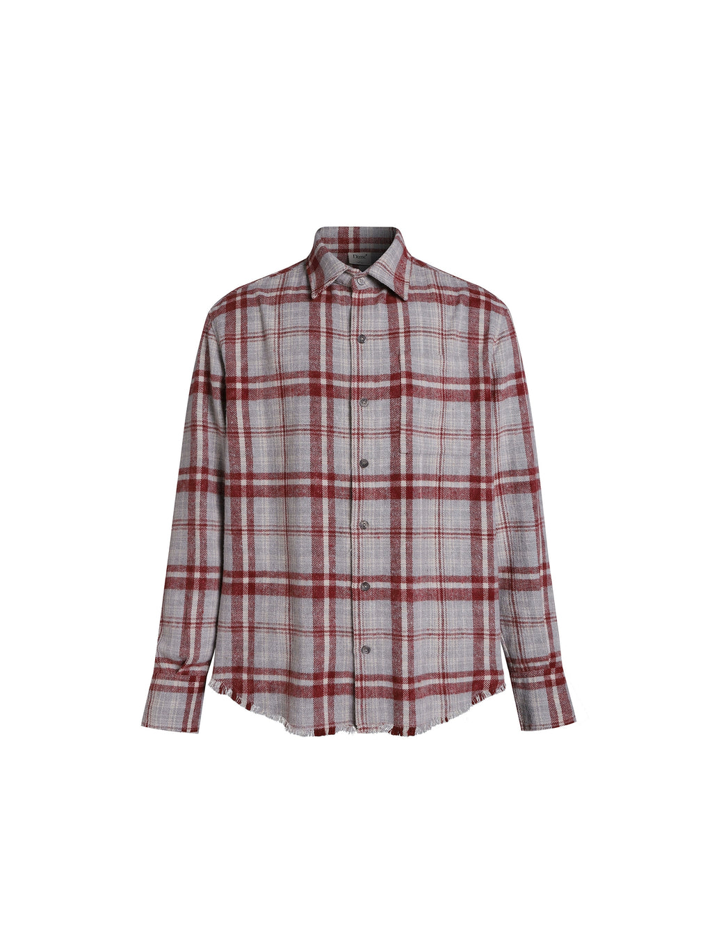 DIMC Polished Plaid Long-sleeved Shirt