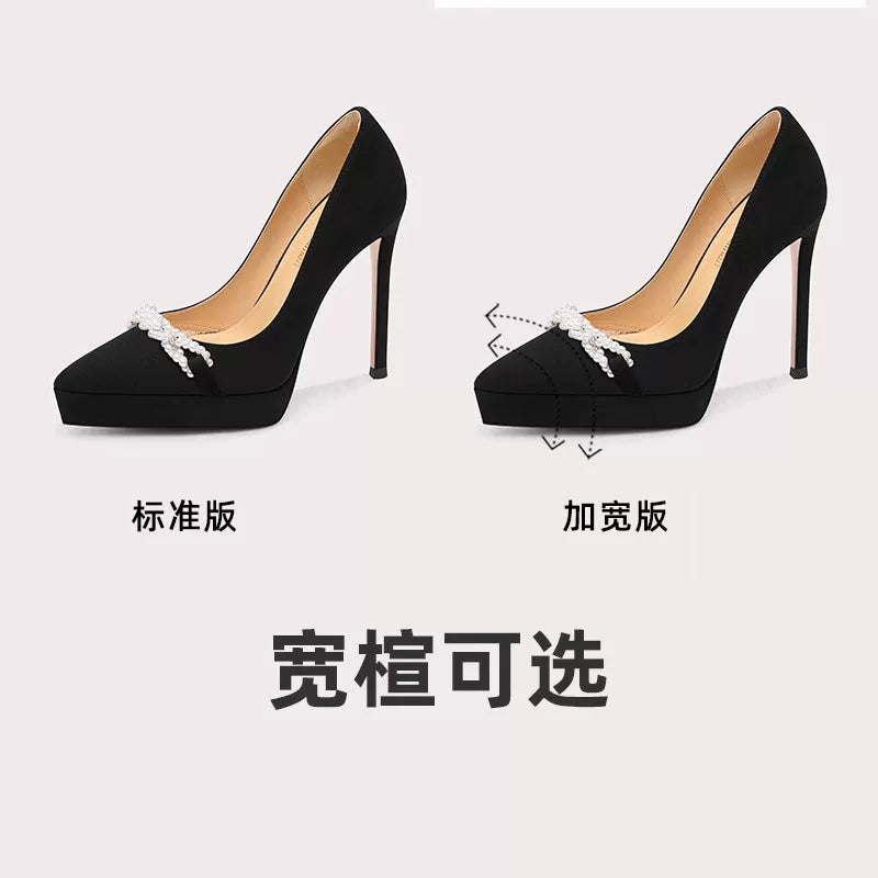 Lily Wei Temperament Versatile High Heels