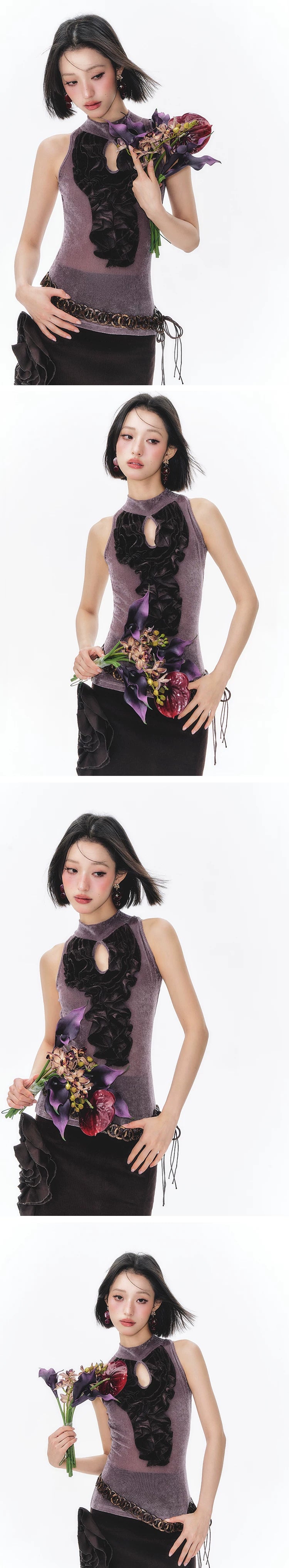YEDM Slim Fit Hollow Vest