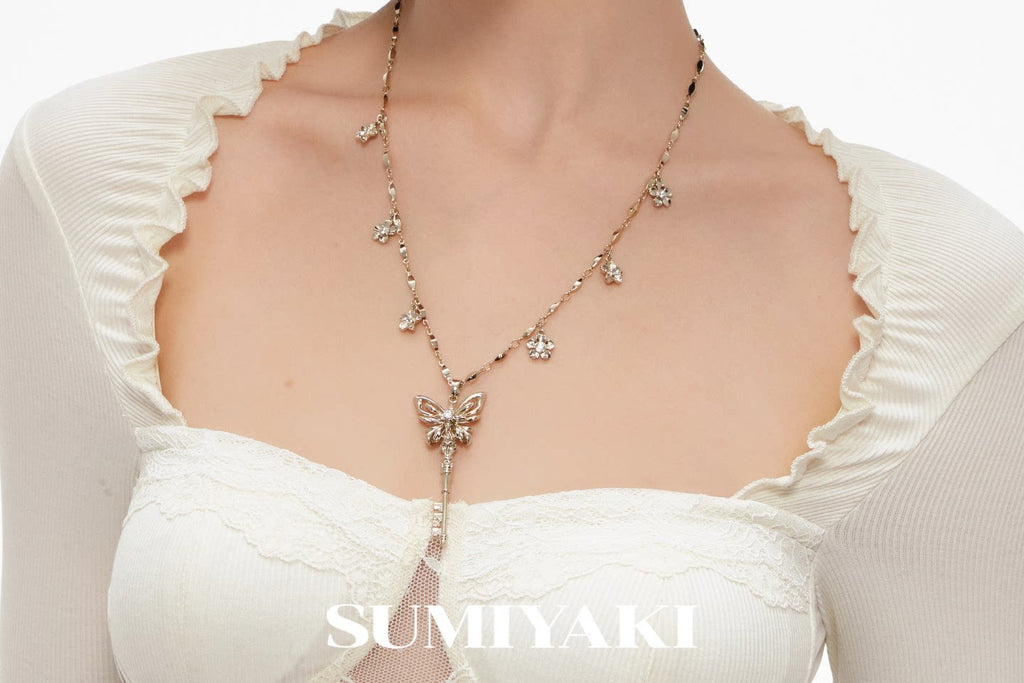 SUMIYAKI Butterfly Key Necklace