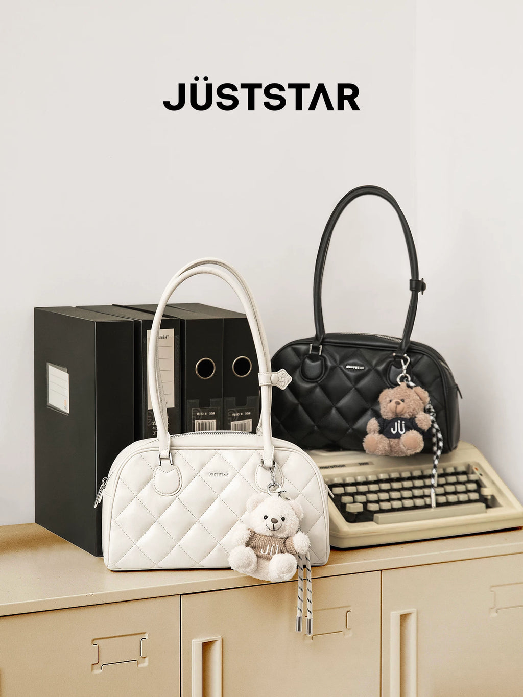 JUST STAR Versatile Rhombus Shoulder Underarm Bag