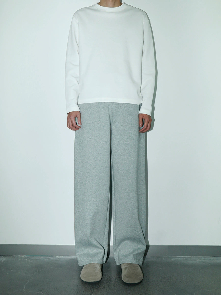 PLUS NO LOGO Simple Casual Round Neck Long Sleeve