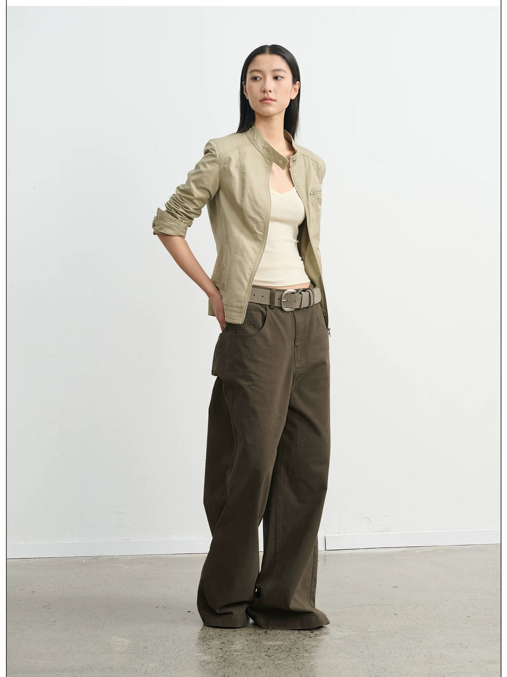 LINY LIBERTY Vintage Loose Short Waist Jacket