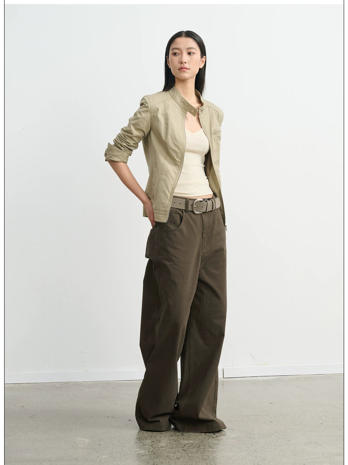 LINY LIBERTY Vintage Loose Short Waist Jacket
