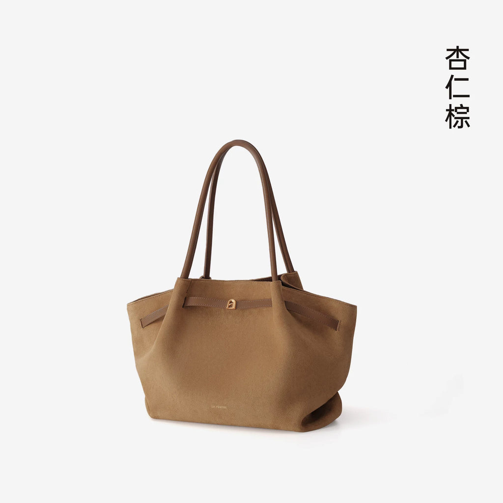 La Festin Suede Underarm Large Capacity Tote Bag