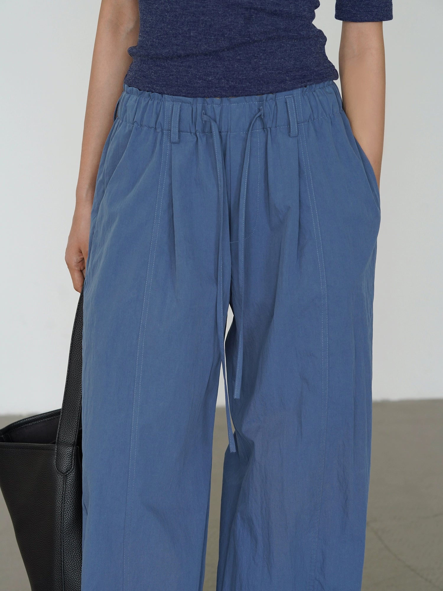 EIGHTHMONTH Drape and Thin Versatile Floor-mopping Casual Pants