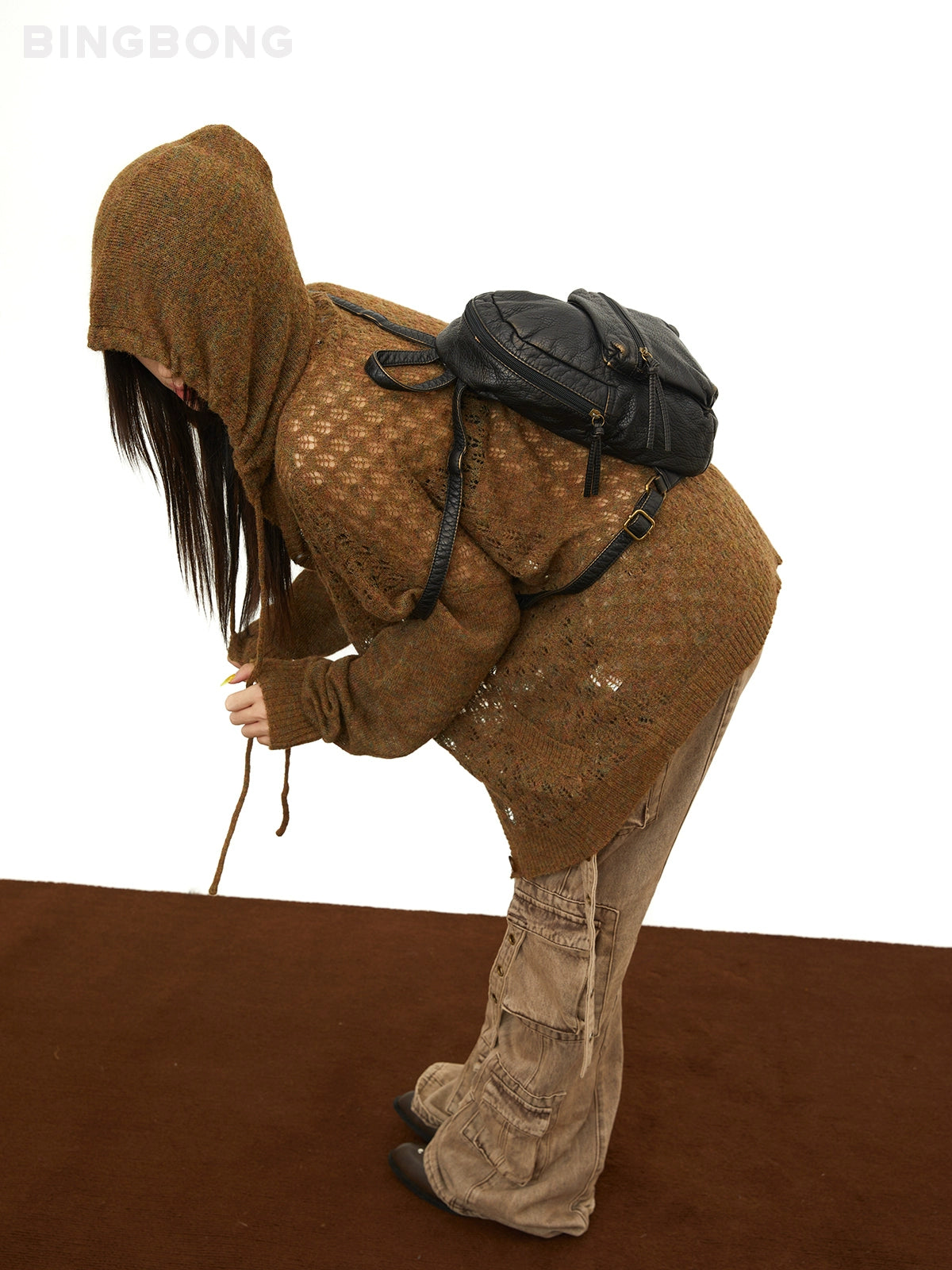 BINGBONG Mini Retro Small School Bag Backpack