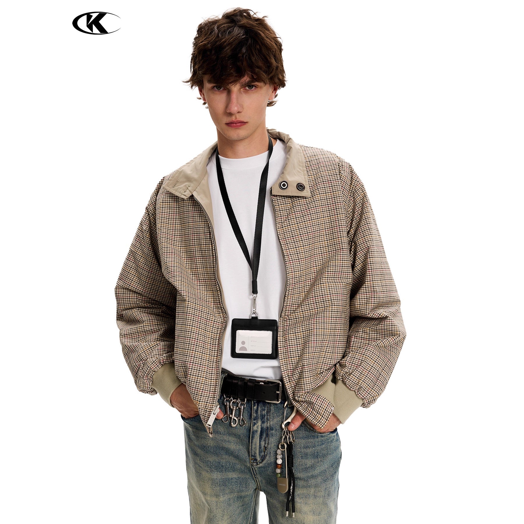 11KN Loose and Simple Short and Wide Jacket