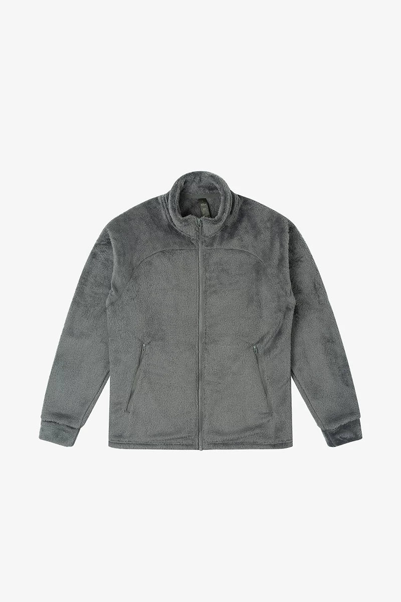 No Logo Heattech Zipper Fleece Jacket