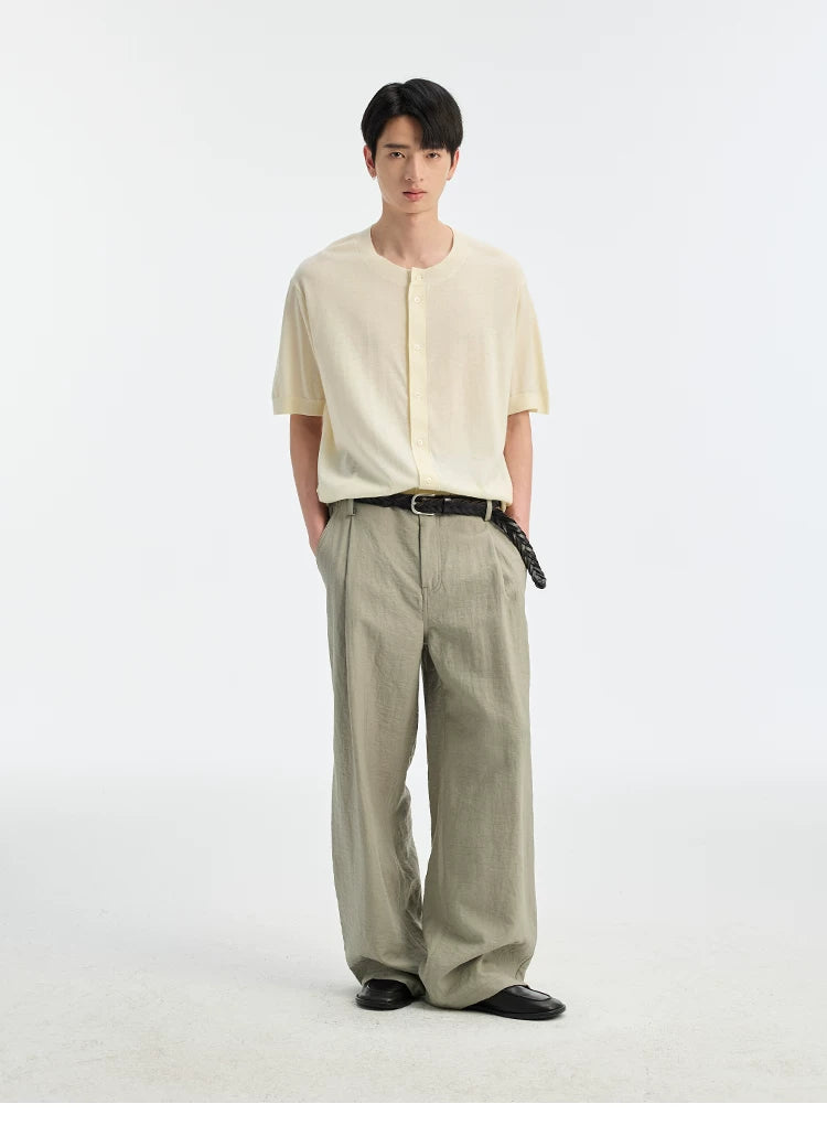 BUTTBILL Crew Neck Loose Casual Shirt Tee