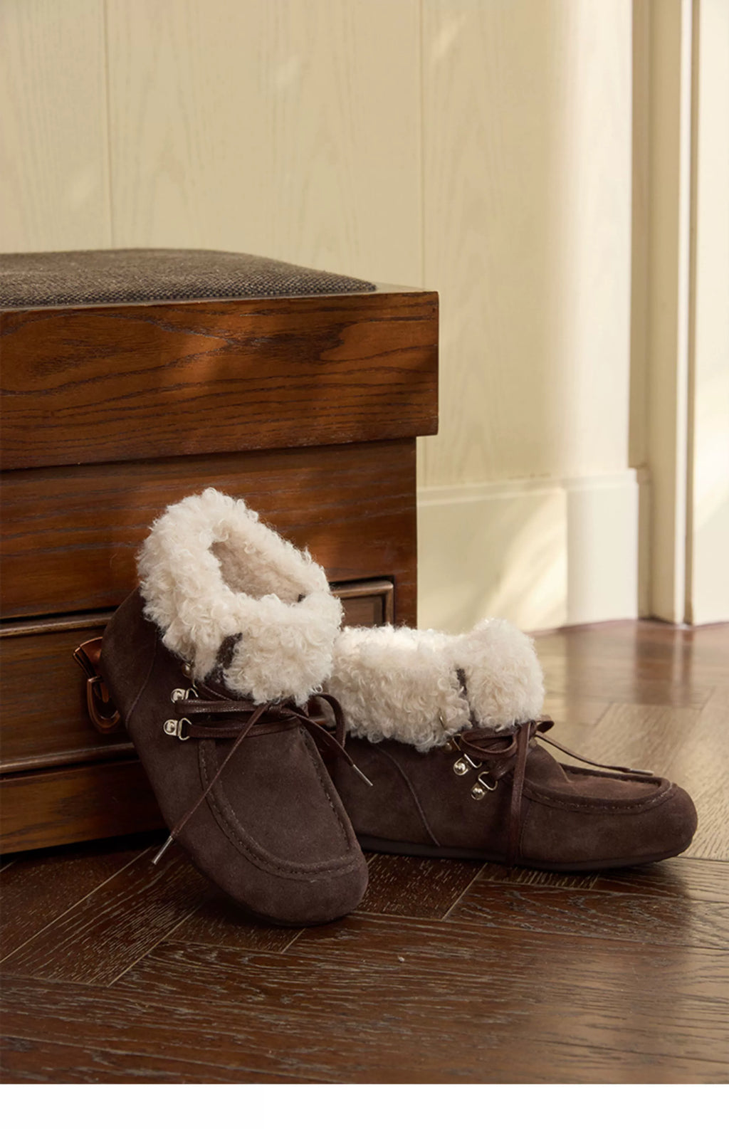 Milooey Flat-bottomed Thermal Velvet Snow Boots