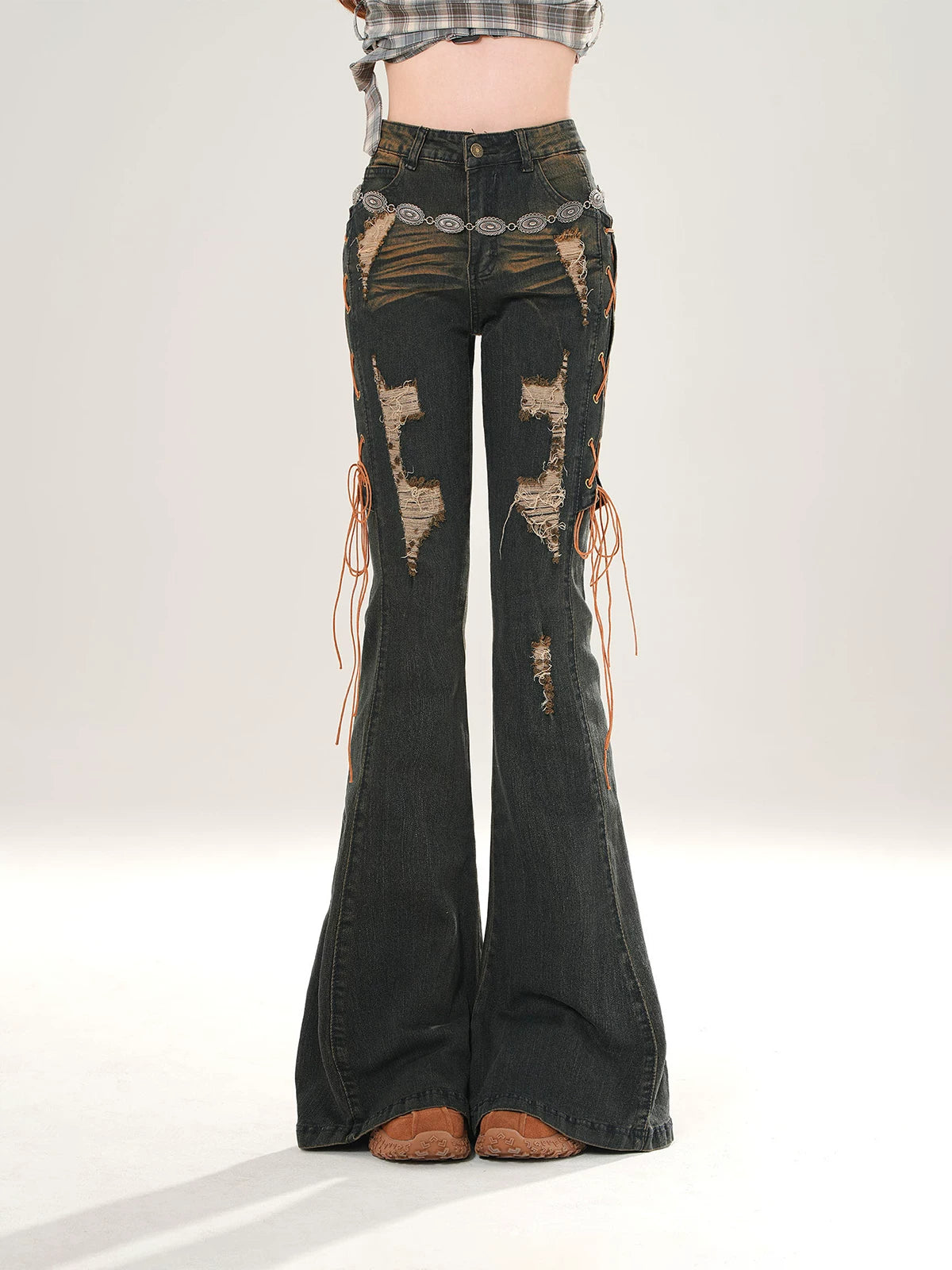 Kellykitty Slim Ripped Jeans