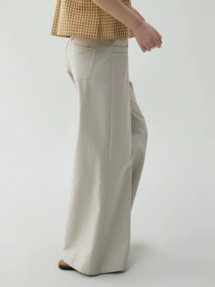 VOOE Japanese Loose-fitting Wide-leg Casual Flared Pants