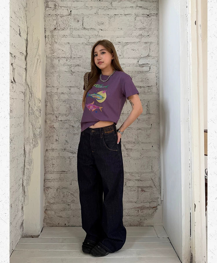 CCYE Straight Loose Casual Jeans