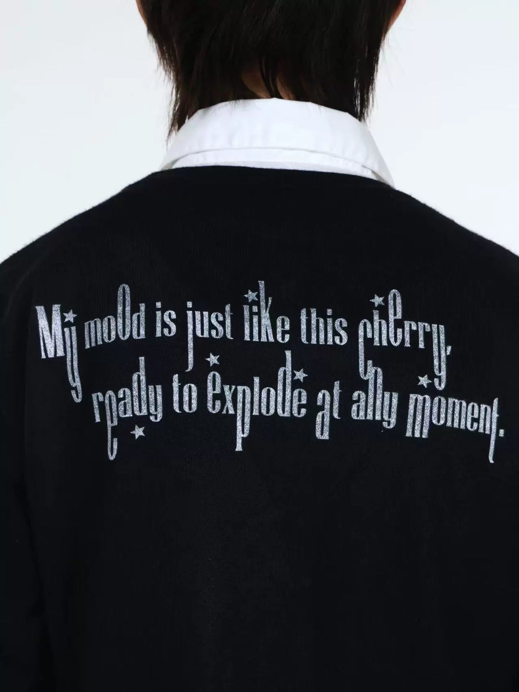 DETW Academy Fake Two Sweater Polo Shirt