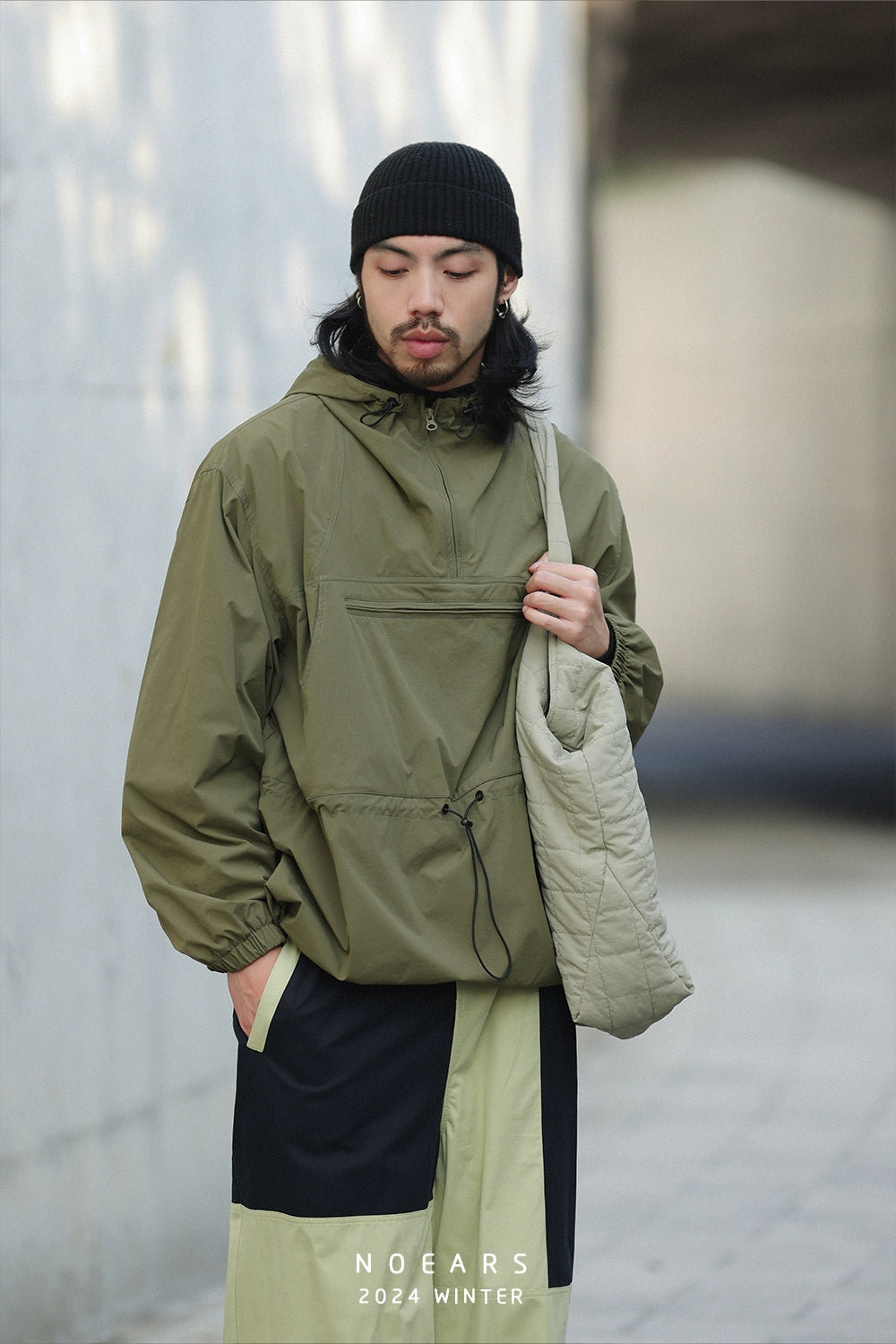 NOEARS Vintage Outdoor Hooded Jacket