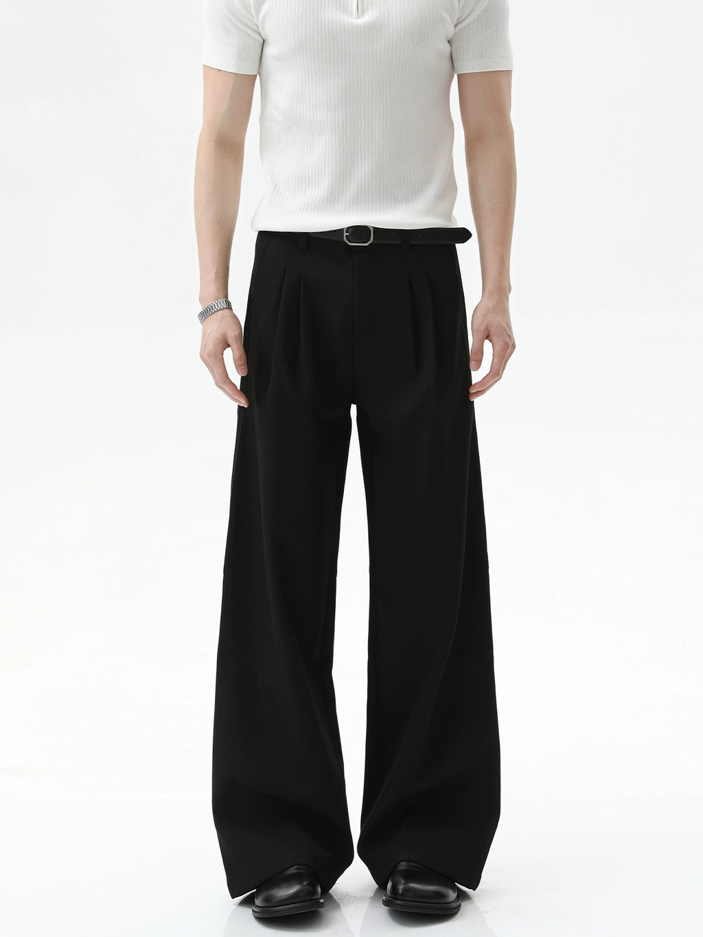 TURNTIDE Niche High-end Three-dimensional Tailoring Straight Trousers