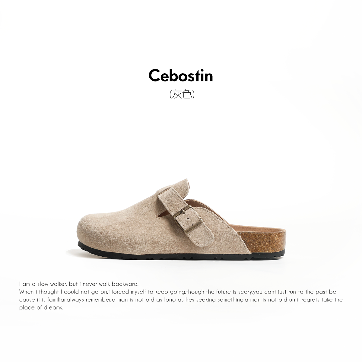 Cebostin Retro Soft Bottom Bag Head Half Clogs