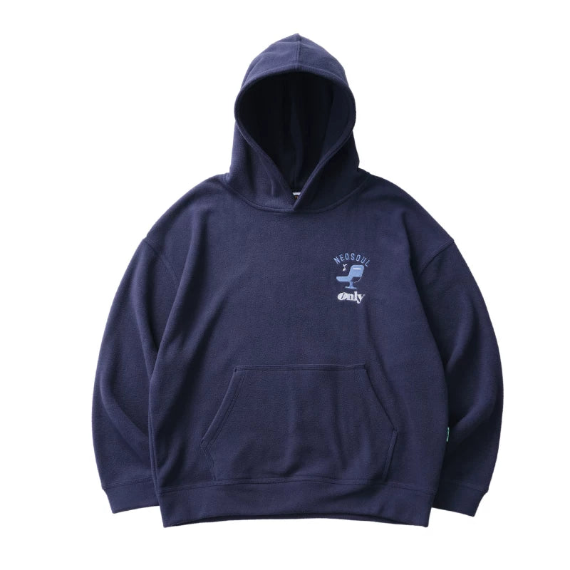 Battles Vintage Loose Versatile Embroidered Hooded Sweater