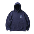 Battles Vintage Loose Versatile Embroidered Hooded Sweater