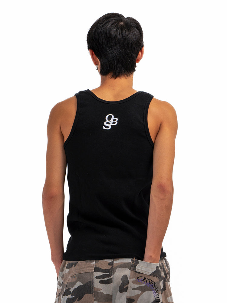 OBSESSWITH high elastic ribbed knitted vest