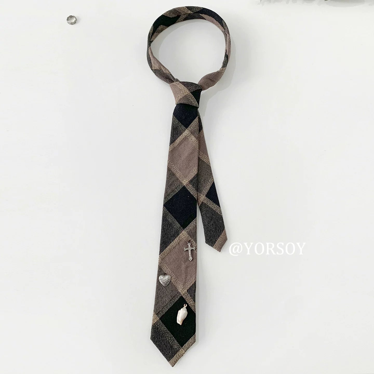 YORSOY Vintage College Style Y2K Tie