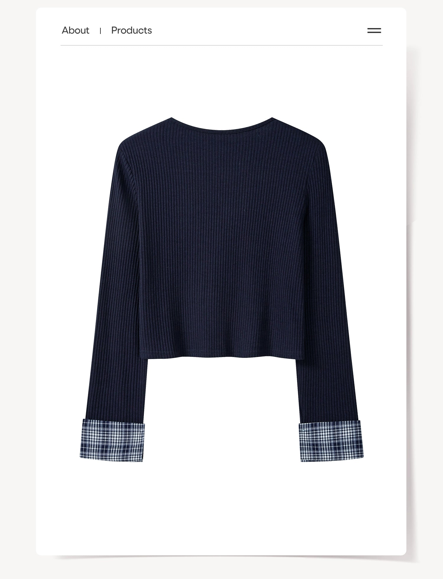 Cantonstory Color Button Knitted Slim-Fit Cardigan