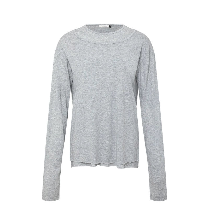 BTSG thin fake two long-sleeved Tee
