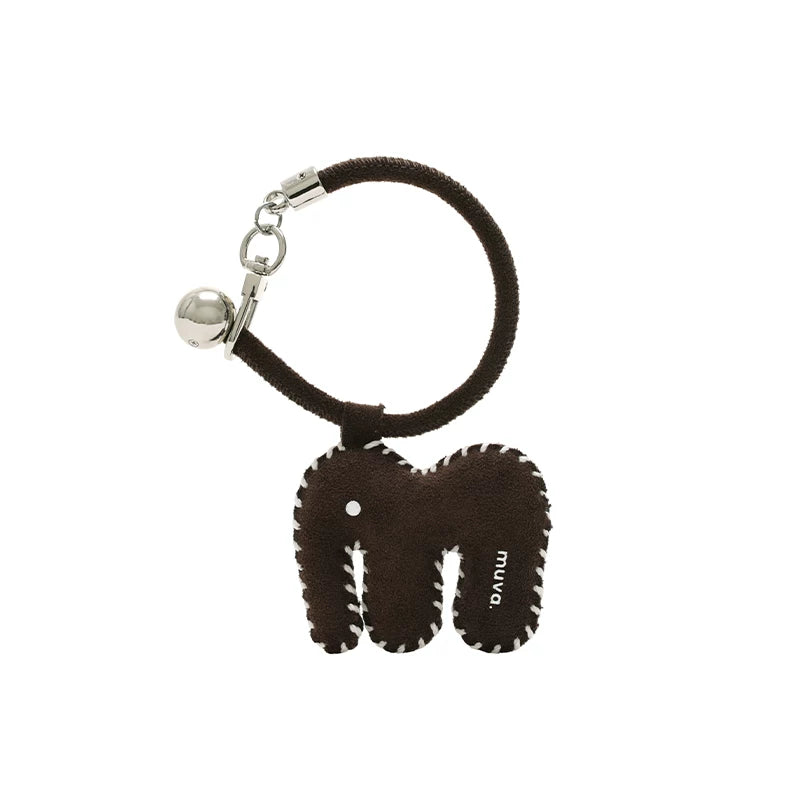 MUVA Autumn and Winter Velvet Color Elephant Cute Bag Pendant