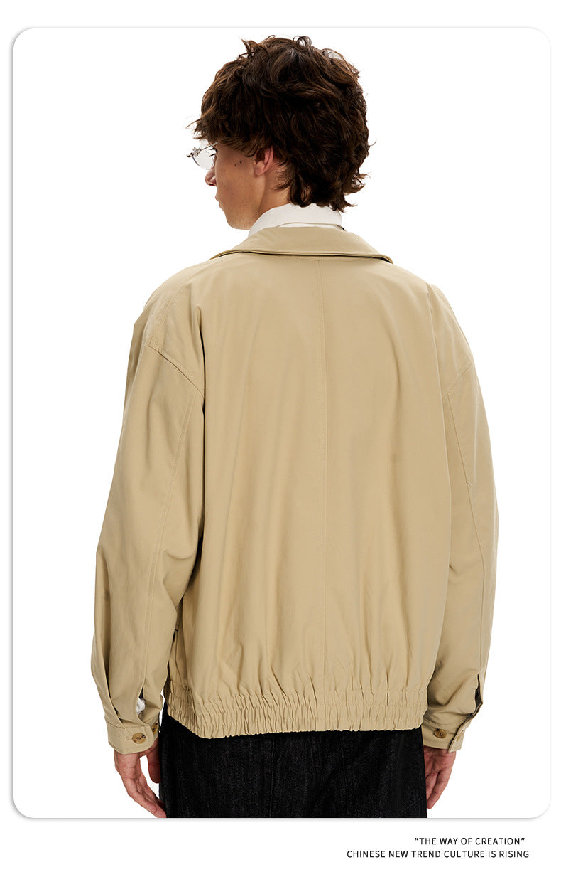 11KN Lapel Loose Casual Three-dimensional Jacket