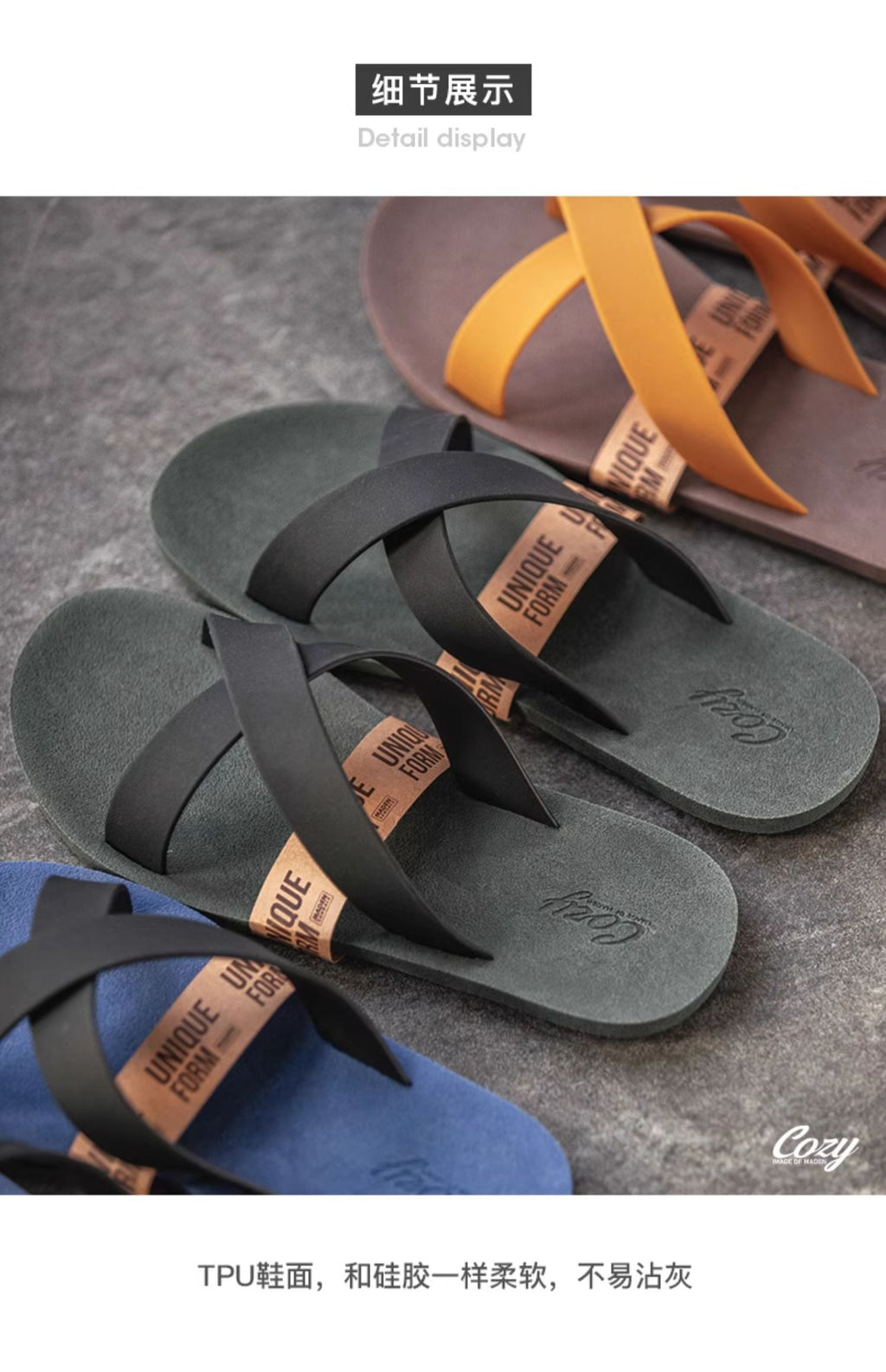 Madden Thai rubber cool slippers