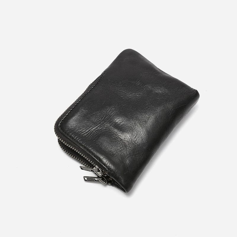 HALF WORK tanned leather wallet