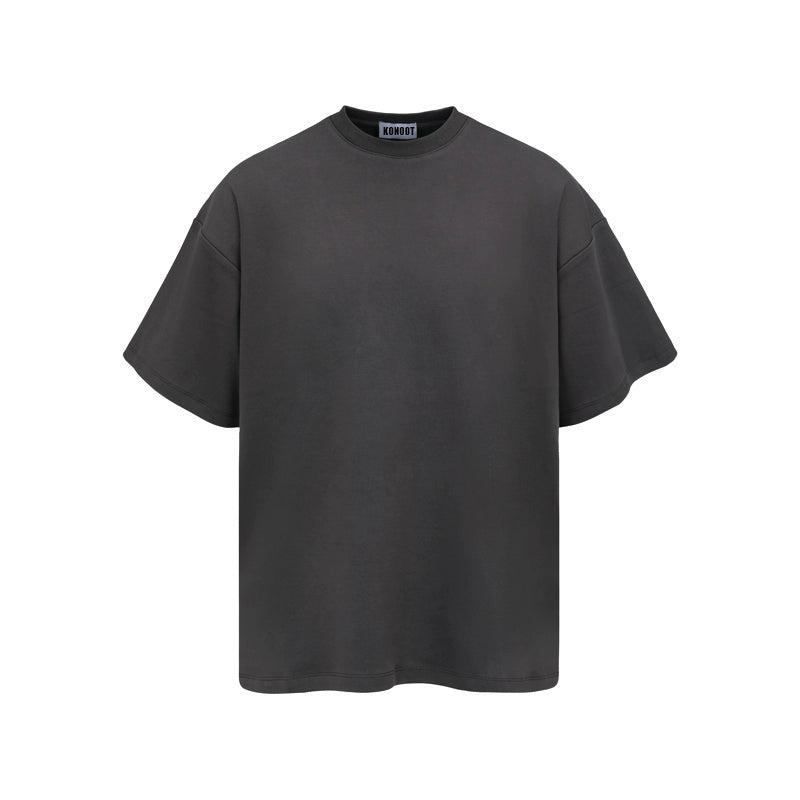 [KONOOT] Neckline Boxy Fit * 280G heavy small neckline Tee