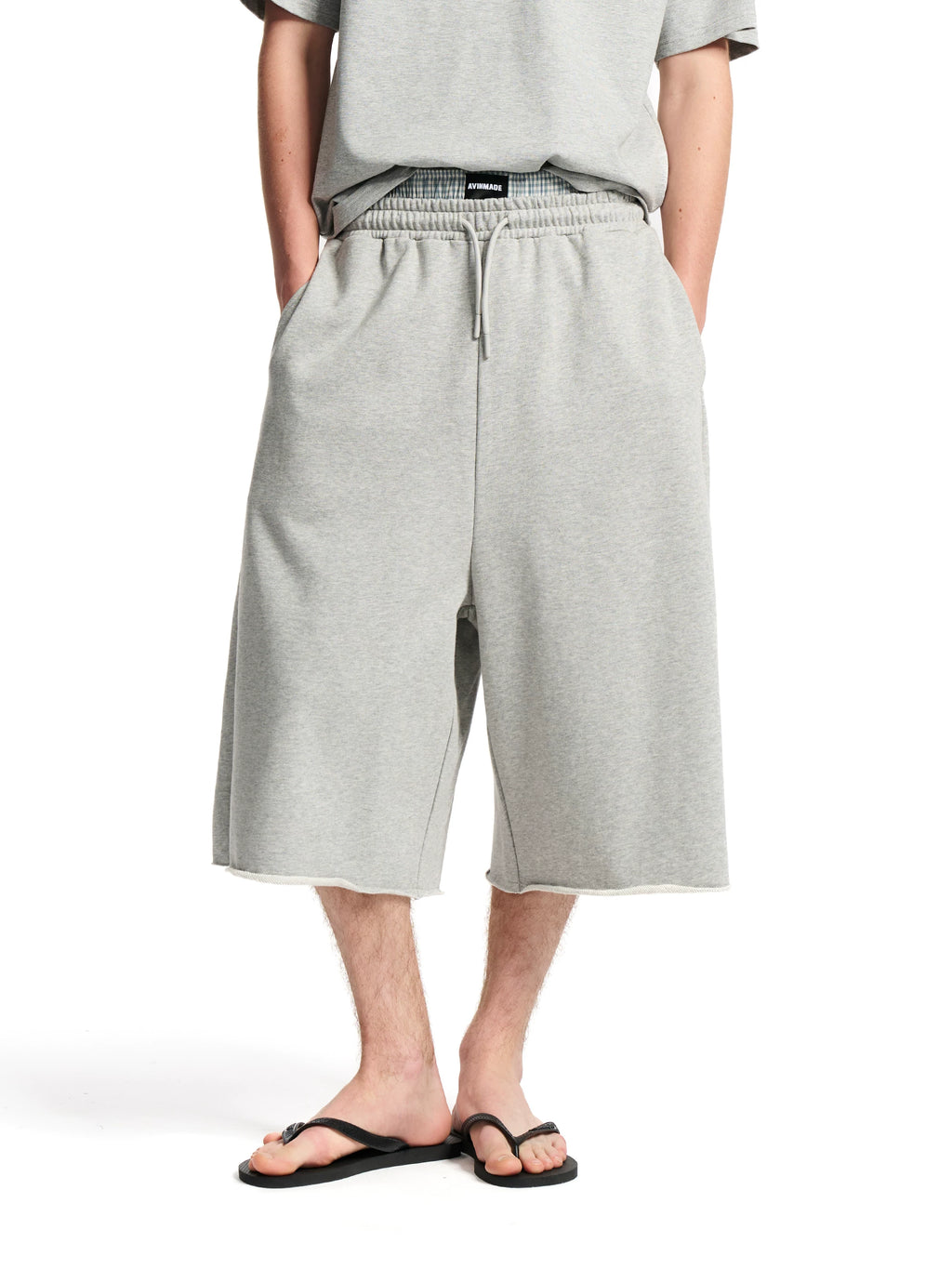 Loopsoon Minimalist Drawstring Seven-point Versatile Shorts