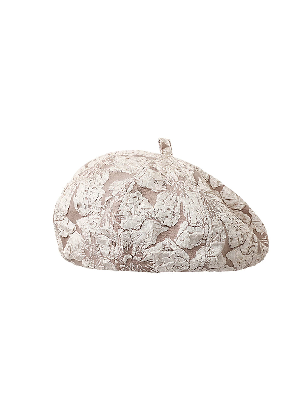 YORSOY Embossed Textured Face Small Casual Beret