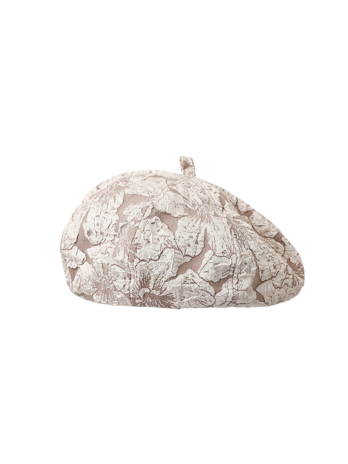 YORSOY Embossed Textured Face Small Casual Beret