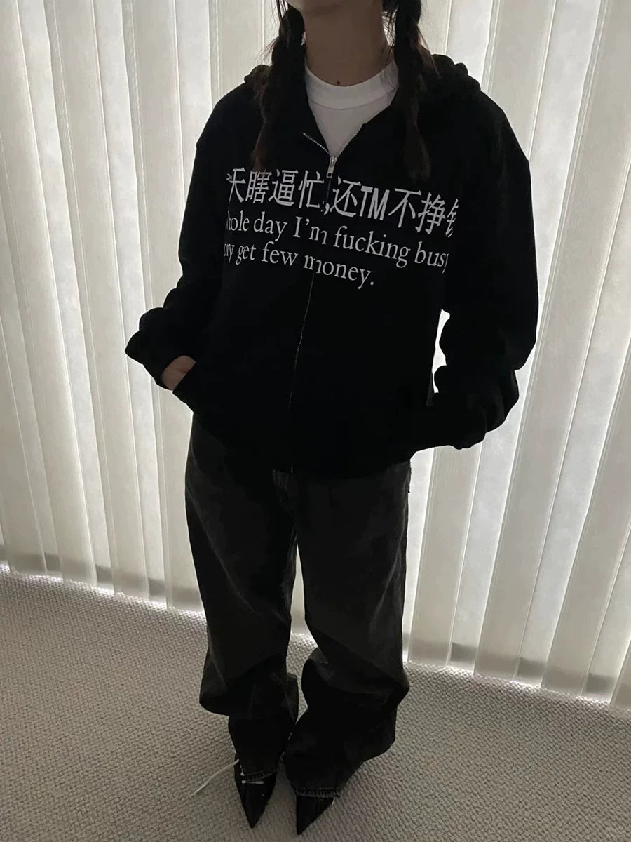 FTS Casual Fun Printed Zip Jacket