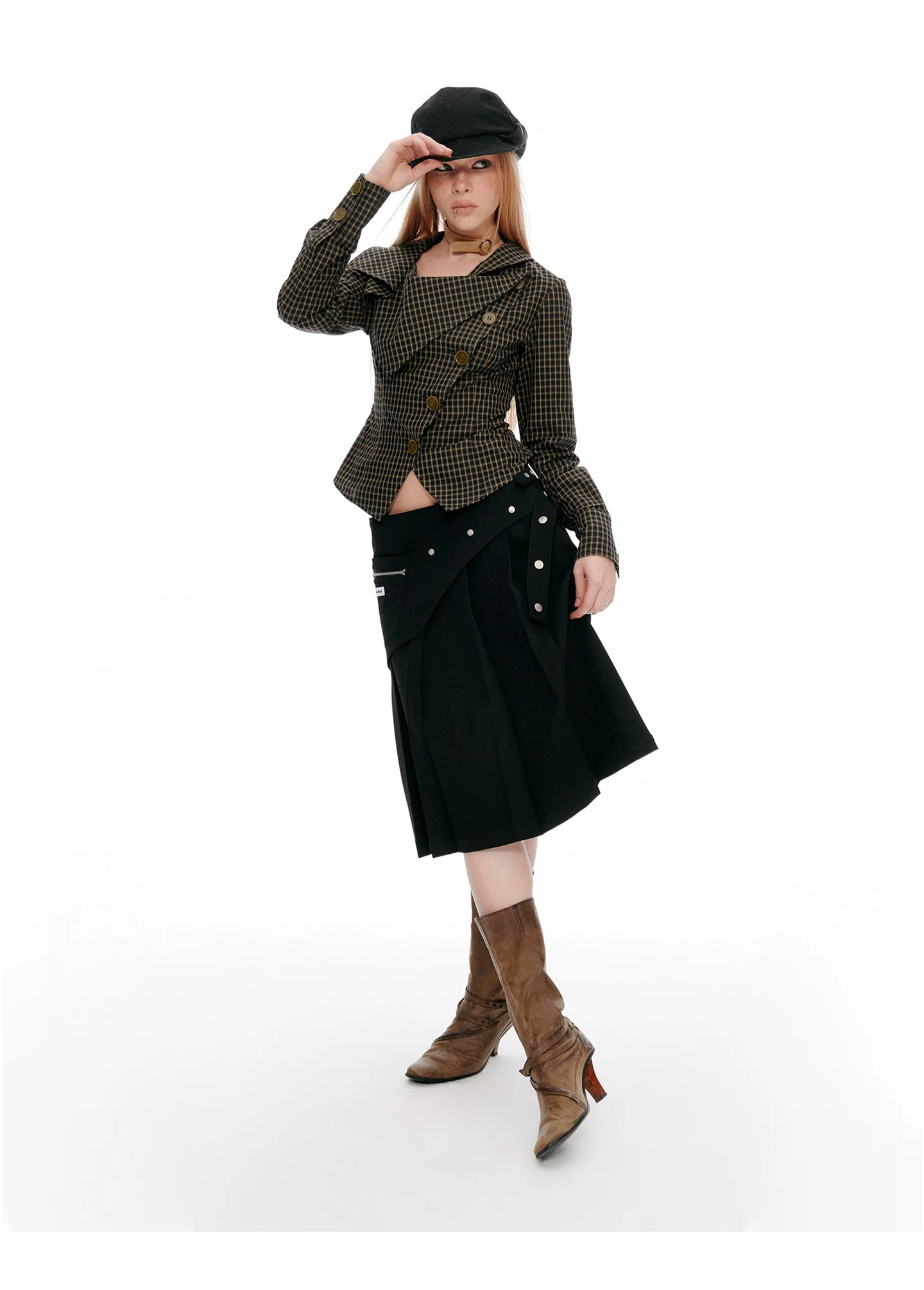 JIKOO Retro Loose Straight Culottes