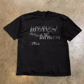 UPUPXIA  English Printing Loose Casual Tee